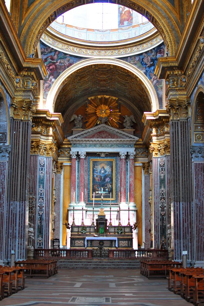 Napoli, Chiesa dei Girolamini, navata centrale 2